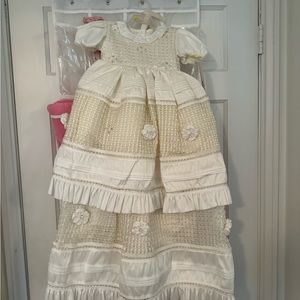 Baptism/Christening dress for baby girl.